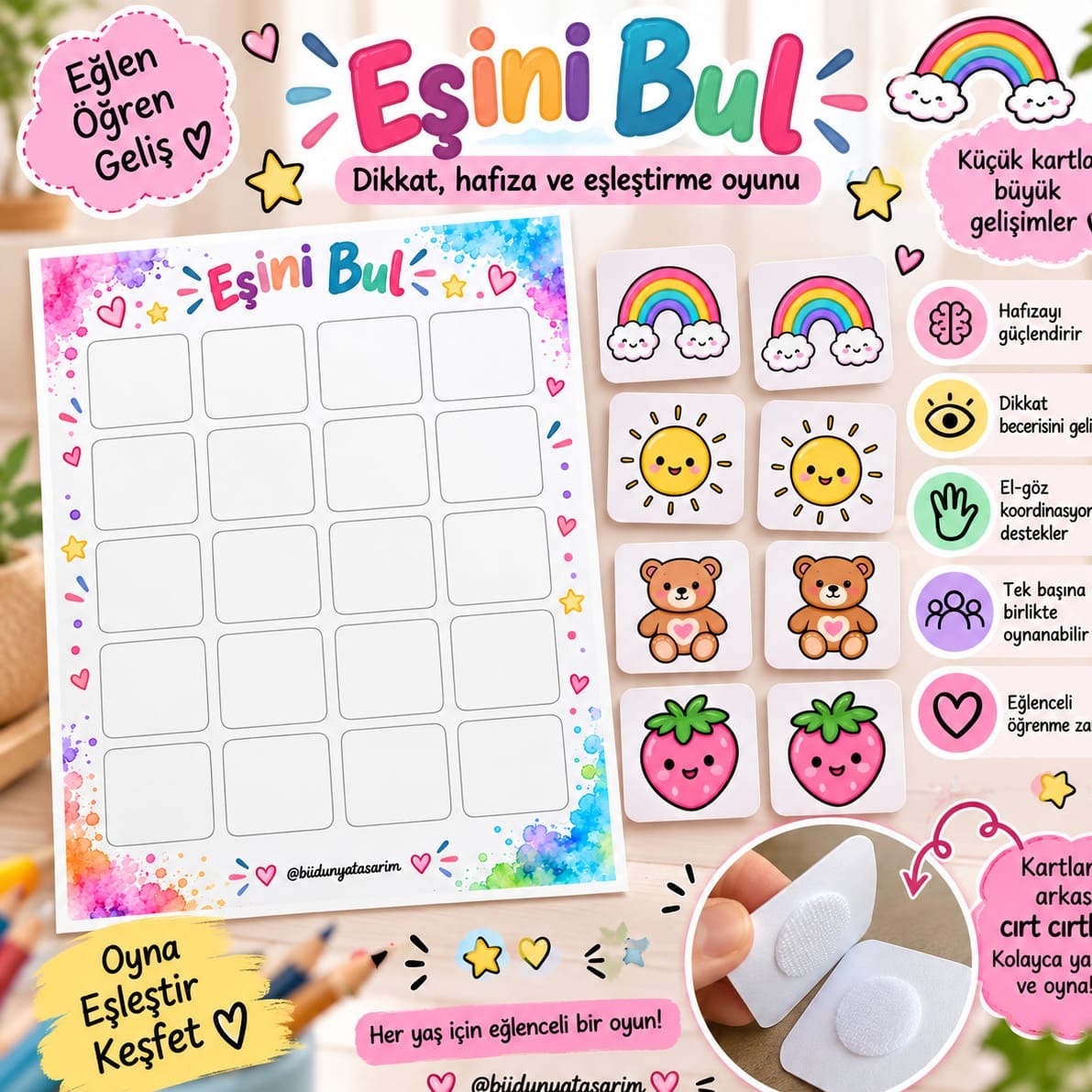 EŞİNİ BUL OYUNU KARISIK GORSELLER